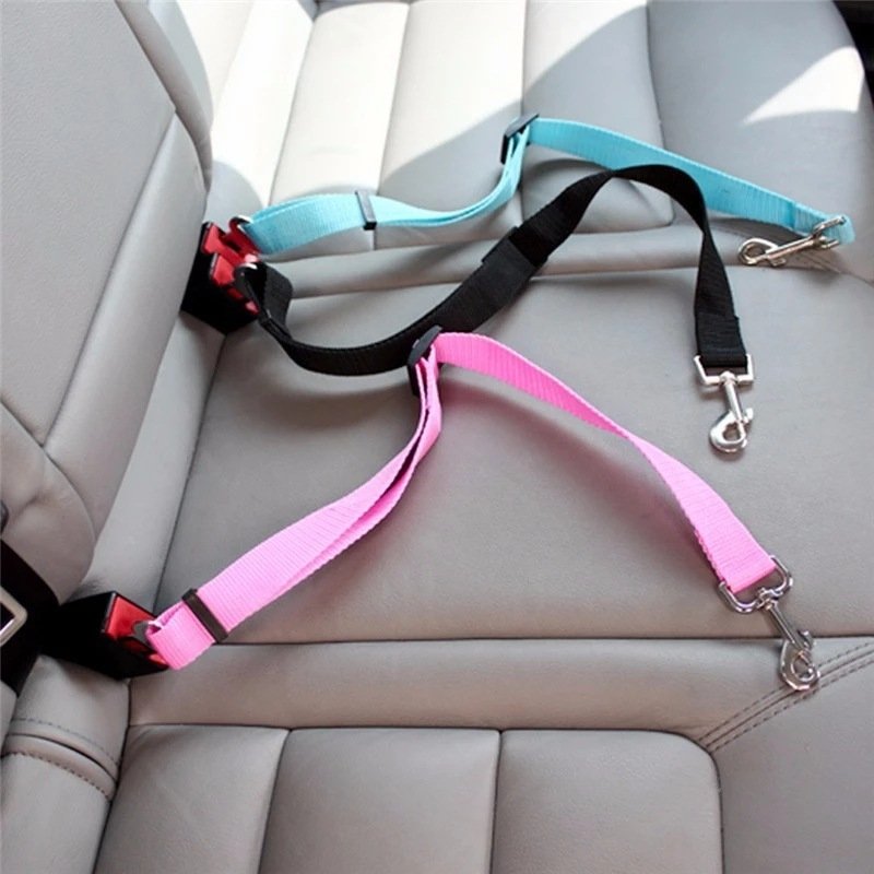Adjustable Pet Cat Dog Car Seat Belt Pet Seat Vehicle Dog Harness Lead Clip Safety Lever Traction Dog Collars Dogs Accessoires Pets Products – Image 4