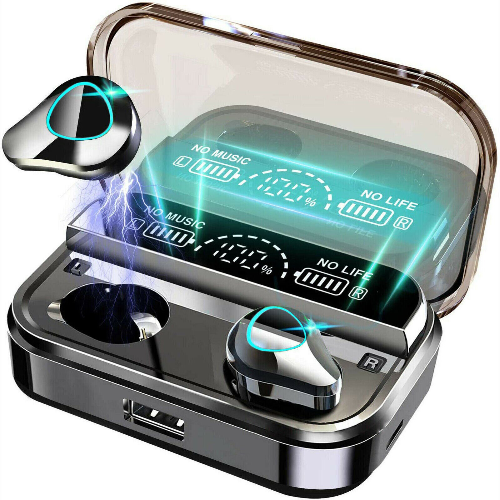 TWS Wireless 5.0 Waterproof Bluetooth Sports Waterproof Earphones – Image 8