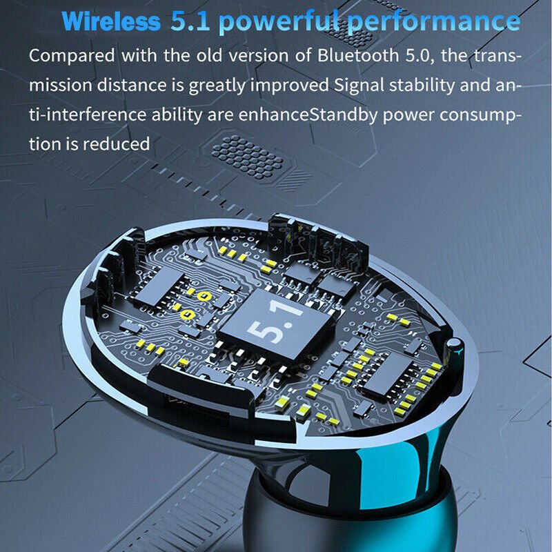 TWS Wireless 5.0 Waterproof Bluetooth Sports Waterproof Earphones – Image 6