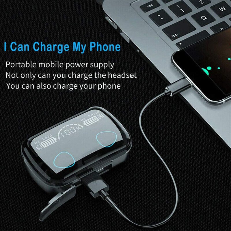 TWS Wireless 5.0 Waterproof Bluetooth Sports Waterproof Earphones – Image 4